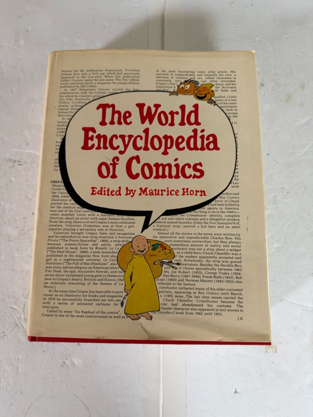The World Encyclopedia of Comics - Red & Cream Hardcover